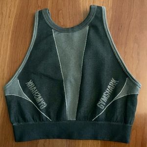 Gym shark Turbo Seamless Sports Bra - Charcoal